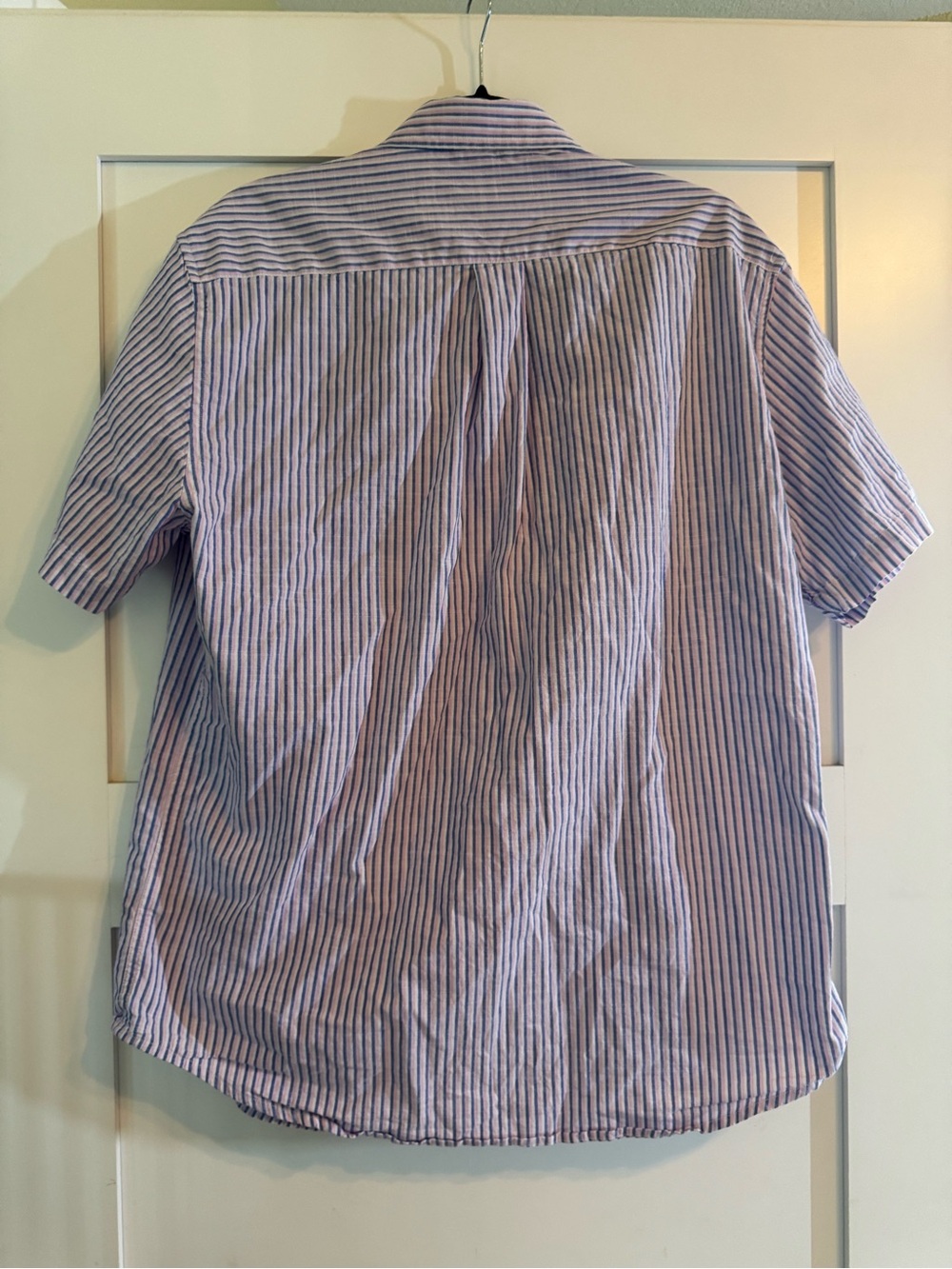 Ralph Lauren Polo Men's Short-Sleeve Striped Button-Up Shirt - Blue/White